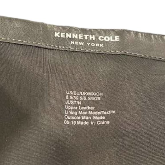 Kenneth Cole New York Tall Genuine Leather Boots Black - size 8.5 - Picture 6 of 16